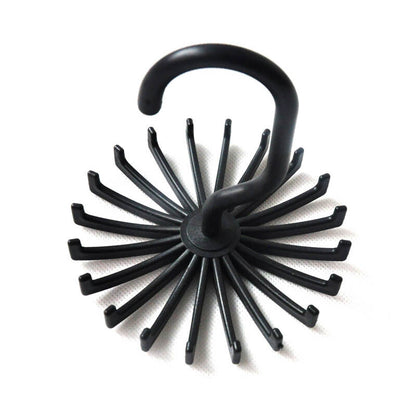360 Degree Rotating Space Saving Rack 20 Hooks Ties Belts Bras Underwear Hanger